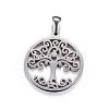 Non-Tarnish 304 Stainless Steel Pendants STAS-P063-07P-1