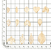 52Pcs 13 Style Alloy Pendants FIND-PH0005-51-5