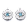 304 Stainless Steel Pendants STAS-N098-178P-3
