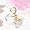 Acrylic Strawberry Pendant Decoration HJEW-SW00120-03-5