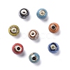 Fancy Aantiqued Glazed Porcelain Beads X-PORC-R401-M-2