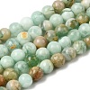 Natural Green Quartz Round Beads Strands G-Z127-A01-6mm-2