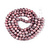 Baking Paint Glass Beads Strands DGLA-N016-8mm-04-2