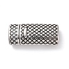 Tibetan Style 304 Stainless Steel Magnetic Clasps with Glue-in Ends STAS-G276-28AS-1