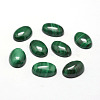 Oval Natural Malachite Cabochons X-G-O147-03F-1