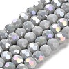 Opaque Glass Beads Stands EGLA-A035-P8mm-B22-1