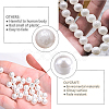 Eco-Friendly Plastic Imitation Pearl Beads MACR-OC0001-03-8