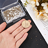 300Pcs 4 Styles Brass Crimp Beads KK-BBC0014-69-3