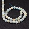 Natural Aquamarine Beads Strands G-P132-10-6mm-2