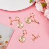 3Pcs Shell Toggle Clasps KK-BBC0009-17-4