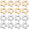 200Pcs 2 Colors CCB Plastic Bead Frame CCB-SC0001-24-1