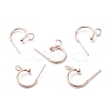 304 Stainless Steel Half Hoop Earrings STAS-Z028-B02-RG-3