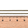 Brass Round Snake Chain CHC-WH0014-02AB-3
