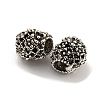 Rack Plating Alloy European Beads FIND-B034-30AS-2