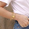 Stainless Steel Heart Charm Bracelets for Women BJEW-BB69676-I-6