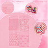 4 Bags 4 Styles Printed Transparent OPP Cellophane Storage Bags OPP-SP0001-07B-5
