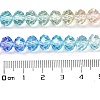 Transparent Painted Glass Beads Strands X1-DGLA-A034-T6mm-A14-4