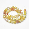 Dyed Natural Fire Crackle Agate Beads Strands X-G-Q462-127D-8mm-2