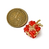 Christmas Seed Beads Beaded Charms PALLOY-MZ00299-01-2