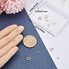 10Pcs Brass Micro Pave Clear Cubic Zirconia Charms KK-CN0002-85-3