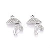 Rack Plating Alloy Rhinestone Pendants PALLOY-T091-27M-P-2