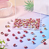 120Pcs 4 Styles Pave Disco Ball Beads RB-TA0001-16-6