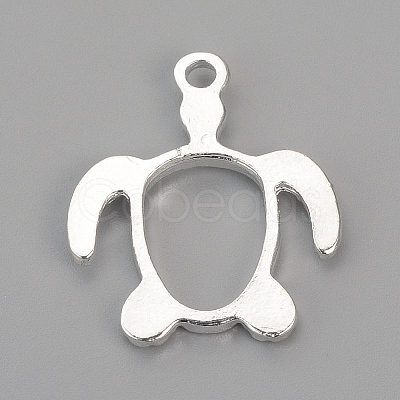 Alloy Open Back Bezel Pendants LS-PALLOY-R098-62S-1