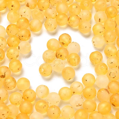Frosted Transparent Acrylic Beads X1-OACR-F013-13I-1