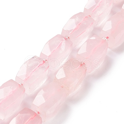 Natural Rose Quartz Beads Strands G-G765-24-1