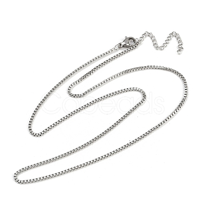 304 Stainless Steel Cross Pendant 3 Layer Necklaces for Women NJEW-F343-02P-1