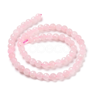 Natural Rose Quartz Beads Strands G-E571-07A-1