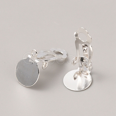 Iron Clip-on Earring Finding FIND-WH0152-540S-1