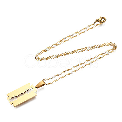 201 Stainless Steel Pendants Necklaces NJEW-S105-JN721-45-2-1