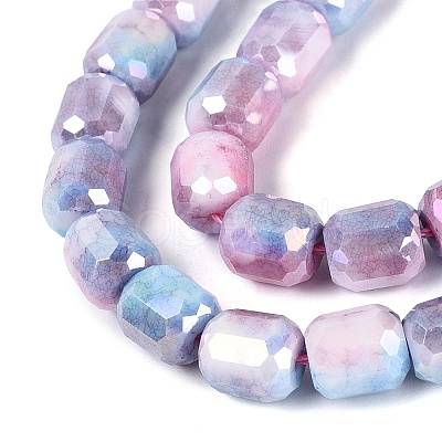 Anti-Tarnish Electroplate Glass Beads Strands EGLA-N027-03A-03-1