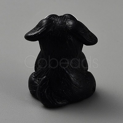 Resin Dog Figurines Ornament DJEW-TAC0007-01E-1