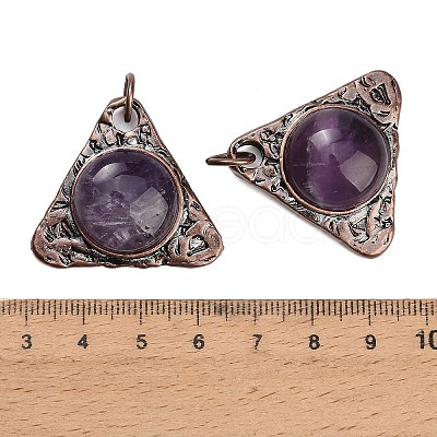 Natural Amethyst Pendants GG-CBACC2B-04R-05-1