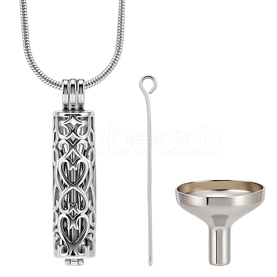 DIY Stainless Steel Pendant Necklaces Making Kits DIY-CN0003-75P-1