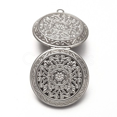 Tarnish Resistant 316 Stainless Steel Locket Pendants X-STAS-P268-10P-1