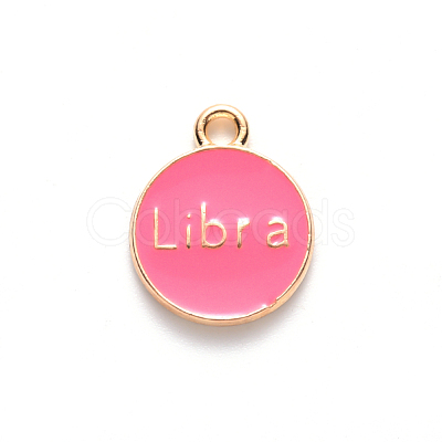 Alloy Enamel Pendants X-ENAM-S124-01A-03K-1
