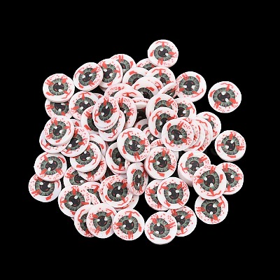 Halloween Handmade Polymer Clay Cabochons CLAY-A007-04B-1