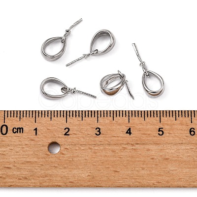 Brass Cup Pearl Peg Bails Pin Pendants X-KK-M156-02P-NR-1