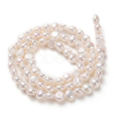 Natural Cultured Freshwater Pearl Beads Strands X1-PEAR-N014-04B-1