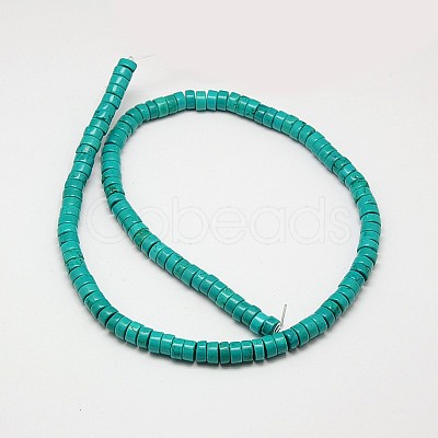 Natural Howlite Beads Strands X-G-N0132-03-6mm-1