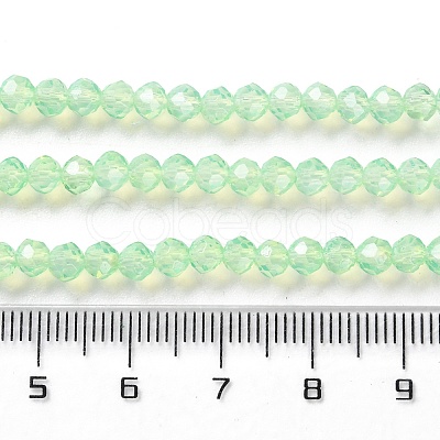 Baking Paint Transparent Glass Beads Strands LS-DGLA-A034-J4MM-D02-1