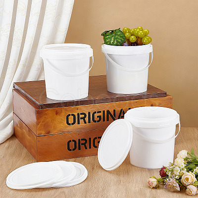 12Pcs Plastic Storage Bucket AJEW-TW0001-22A-1