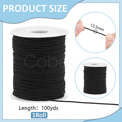 1Roll Nylon Braided Cord NWIR-UN0001-08C-1