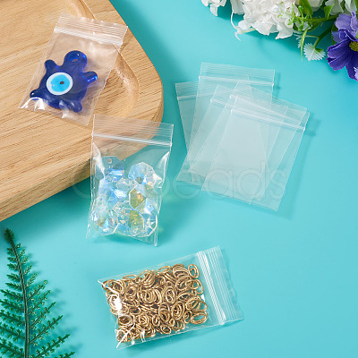 Transparent Plastic Resealable Packaging Bags OPP-TADJ0001-05E-1