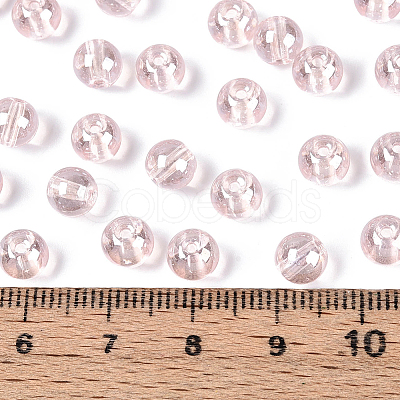 500Pcs Transparent Glass Seed Beads SEED-PA0001-08B-1