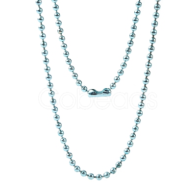 Iron Ball Bead Chains CH-E002-2.4mm-Y03A-1