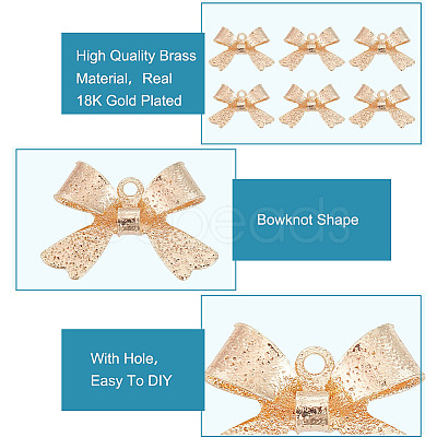 30Pcs Brass Charms KK-GO0001-50-1